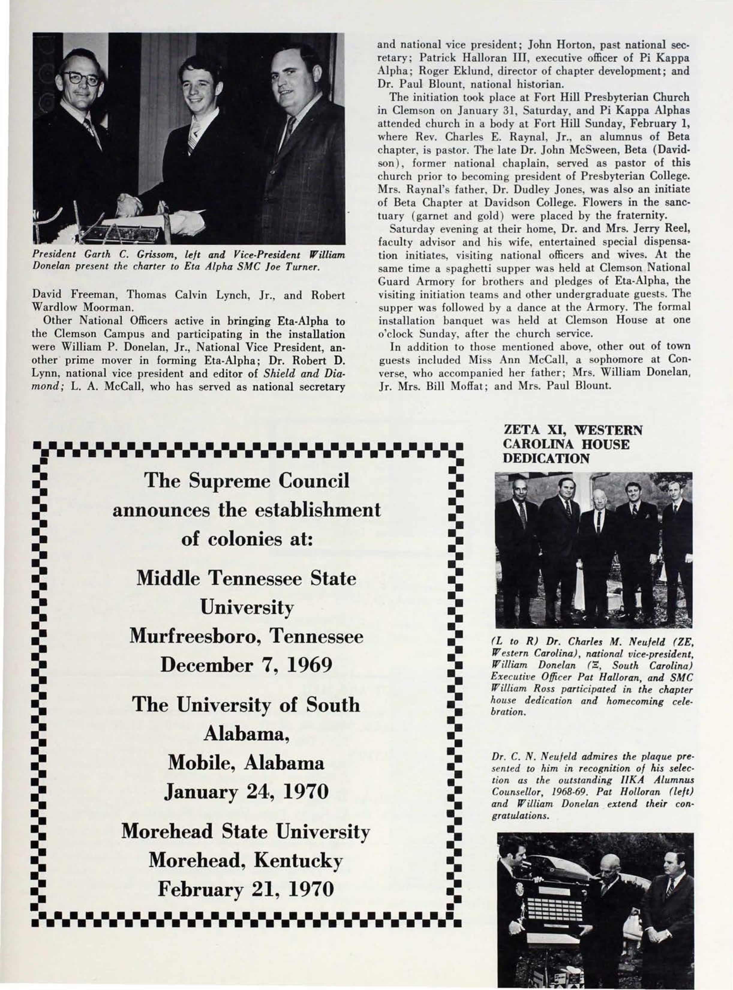 The Supreme Council....